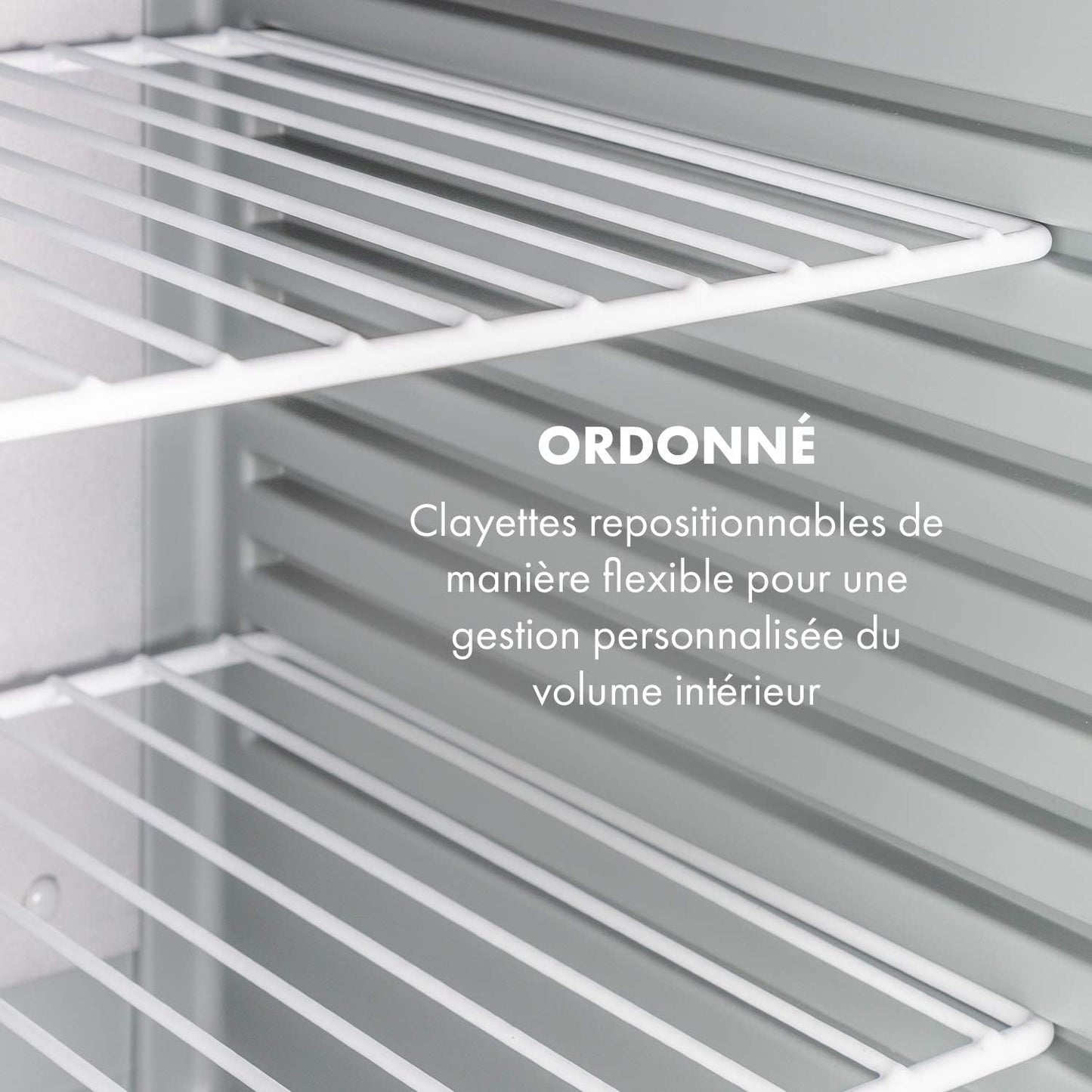Petit Frigo De Chambre De 40L Pour Snacks Et Boissons, Frigo Top Silencieux, Mini Bar, Réfrigérateur Camping, Frigo Cosmetique, Refrigerateur Avec Étagères Réglables, 5-15°C