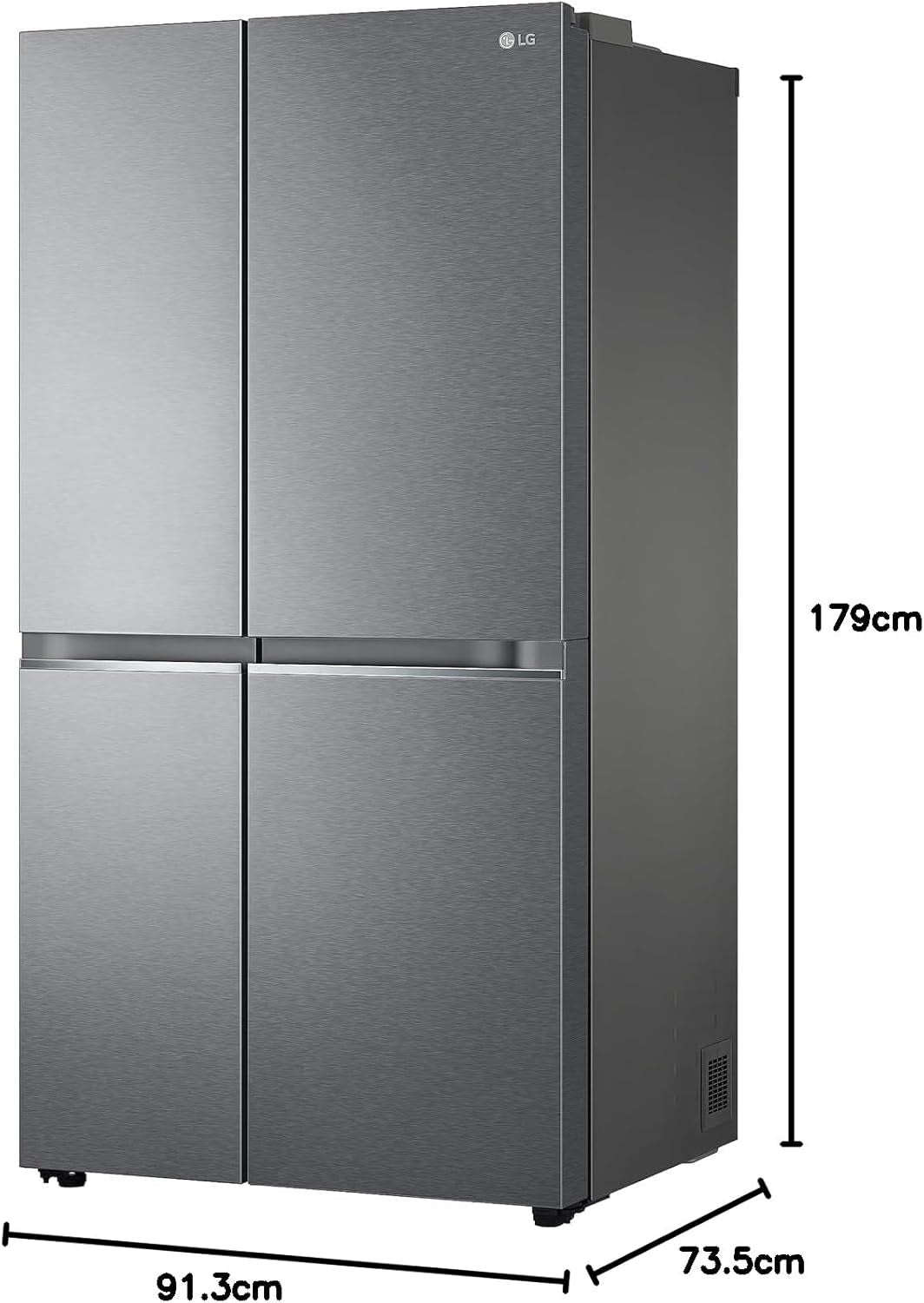 SIGNATURE GSBV70DSTM Nevera Puerta Lado a Lado Independiente 655 L F Acero Inoxidable