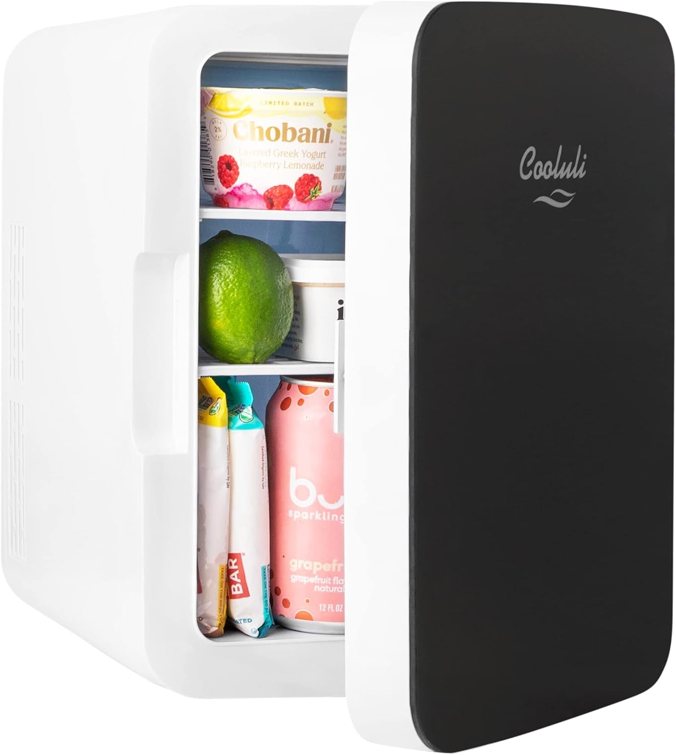 Cooluli Mini Réfrigérateur 10 L Pour Chambre À Coucher, Voiture, Bureau Et Dortoir Universitaire – Refroidisseur Portable Et Réchauffeur 12 V Pour Nourriture, Boissons, Soins De La Peau, Beauté Et