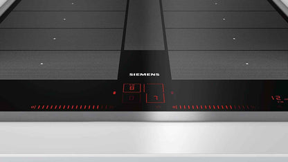 Siemens Iq700 Noir, Acier Inoxydable Intégré (Placement) Plaque Avec Zone À Induction 4 Zone(S)
