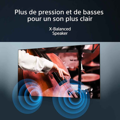 Sony TV Bravia KD-75X75WL : 4K Ultra HD LED | HDR | Google | Pack ECO | BRAVIA Core -Design Signature Sony [Classe Énergétique F]