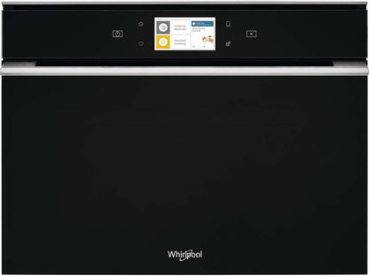 Four Encastrable Vapeur Whirlpool W11MS180 - Four Multifonction Combiné Vapeur Chaleur Tournante + Vapeur / 29 Litres / Classe a / Inox / Four Connecté / Porte Tempérée (3 Vitres) / Hauteur 45 Cm