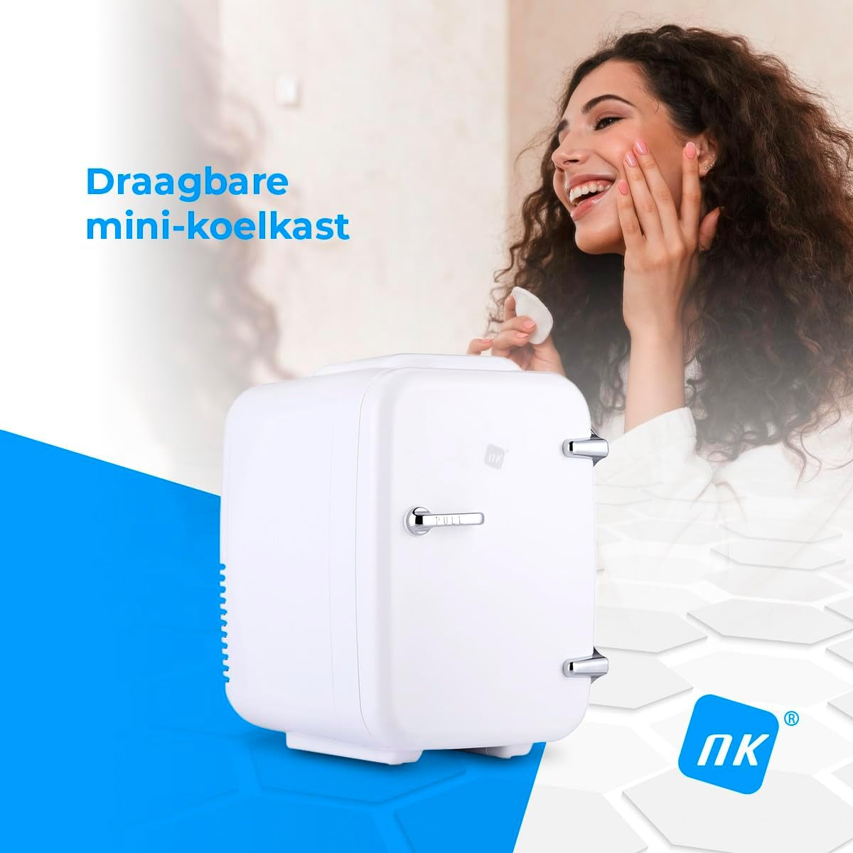 Mini Réfrigérateur Portable 4 Litres, Fonctionnement 12 V-220 V, Fonction De Refroidissement Et De Chauffage, Pour Cosmétiques Et Rafraîchissements