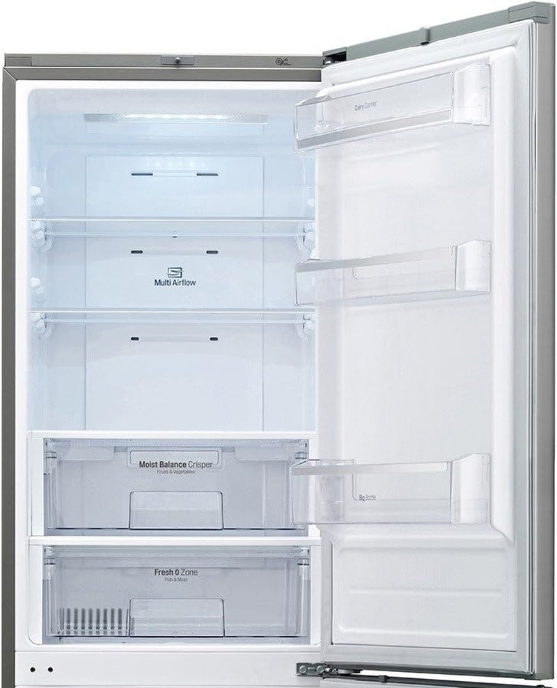 GBB 539 Pzqzs Réfrigérateur/Congélateur (A + +, 190 Cm De Hauteur, 227 L Froid, 91 L Gefrieren, Nofrost, Schnelefrieren) Argent/Gris