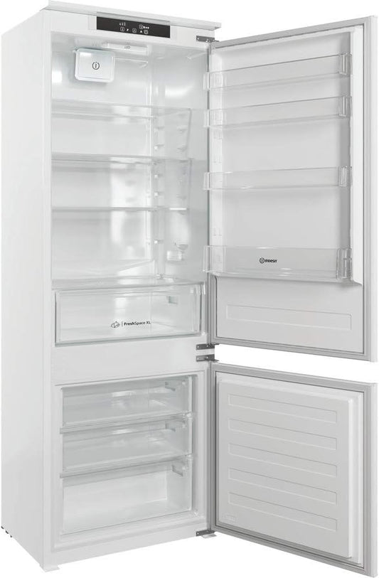INDESIT Réfrigérateur Congélateur Encastrable IND401, 400 Litres, Air Brassé, Largeur 69Cm,