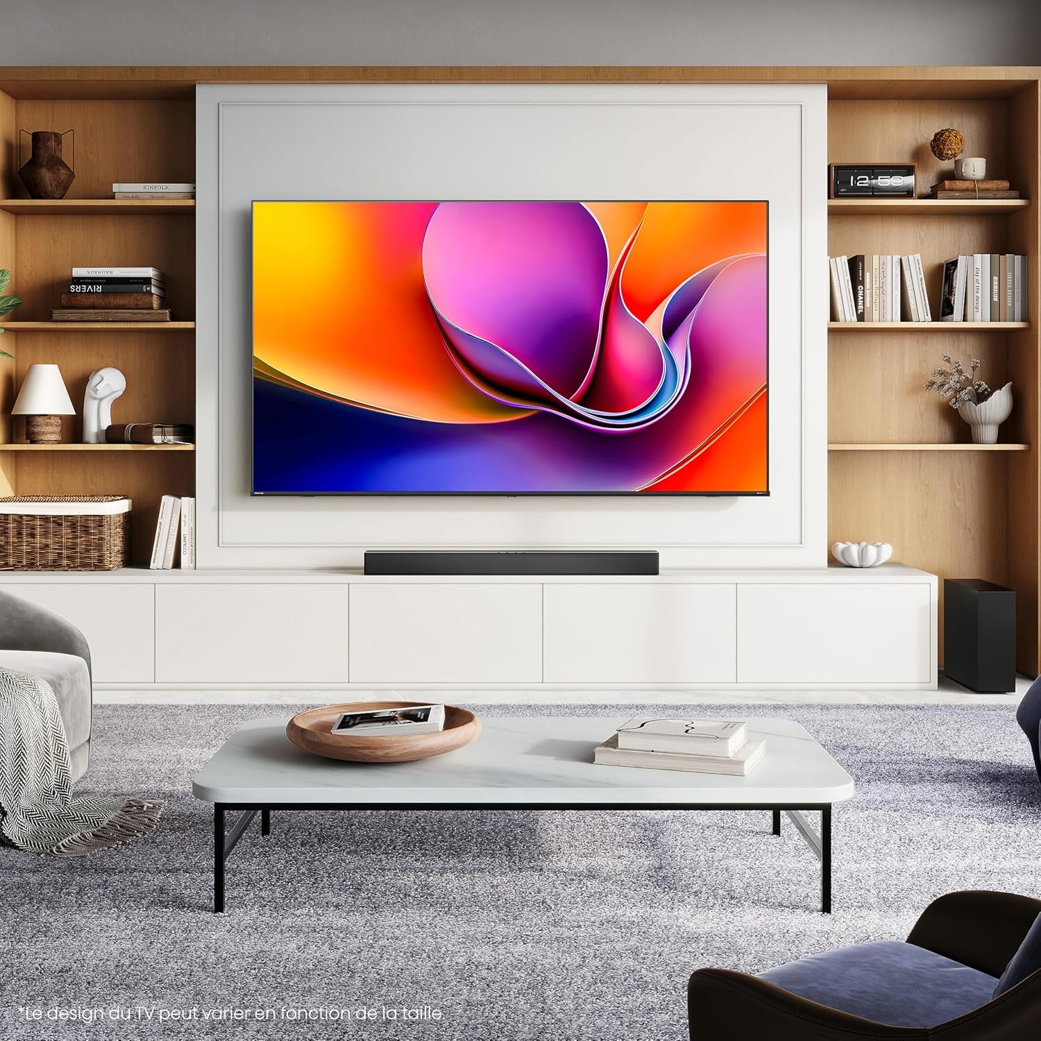 Hisense Smart TV 75 Pouces 75A6Q 4K UHD, Dolby Vision, HDR, VIDAA Avec Youtube, Netflix, Disney+, Canal + (Modèle 2025)