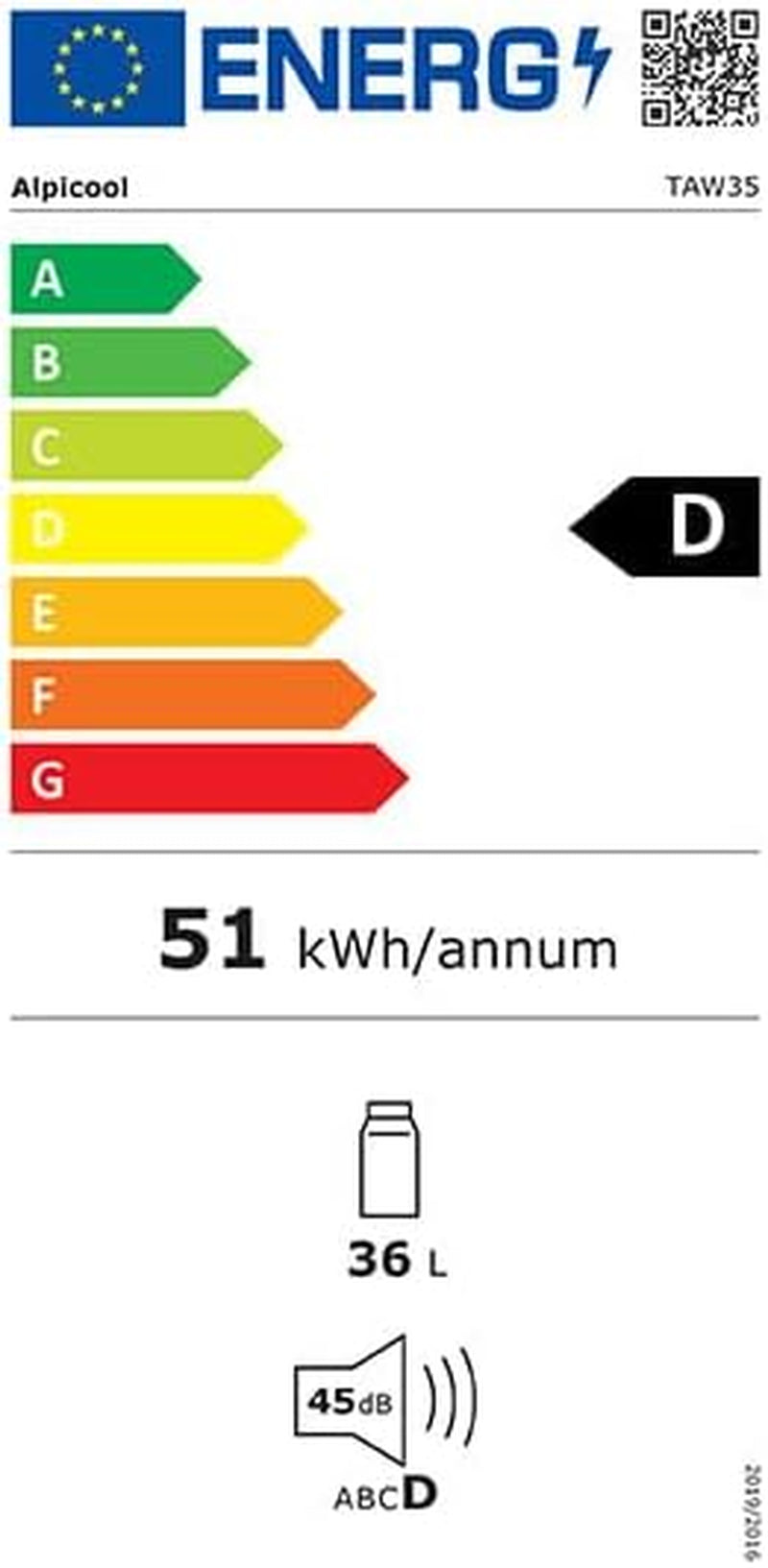 TAW35 Glaciere Portable Réfrigérateur Voiture 35 Liter Camping Congélateur 12/24V Mini Frigo Pour Maison, Bureau Ou Pique-Nique En Plein Air/ -20 À 20℃