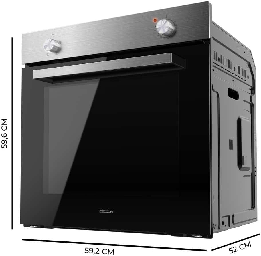 Four Encastrable Bolero Hexa C126000 Inox A. 2800 W, Capacité De 77 L, 4 Fonctions, Steam Assist, Steam Easyclean, Cooling Fan, Triple Vitrage, Classe Énergétique A, Lumière Intérieure.