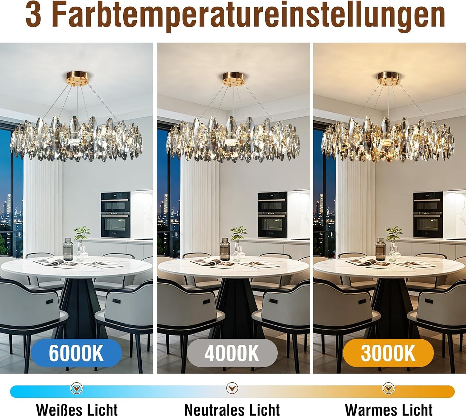 Lustre Moderne À LED Cristal De Luxe,Plafonnier En Cristal Ovoïde Étincelant Or,8Xe14 Suspensions De Salon,8-Flammes