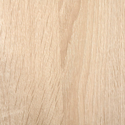 Buffet Meuble De Rangement Design Scandinave Blanc Chêne Clair | 2 Placards, Tiroir Coulissant, Bois