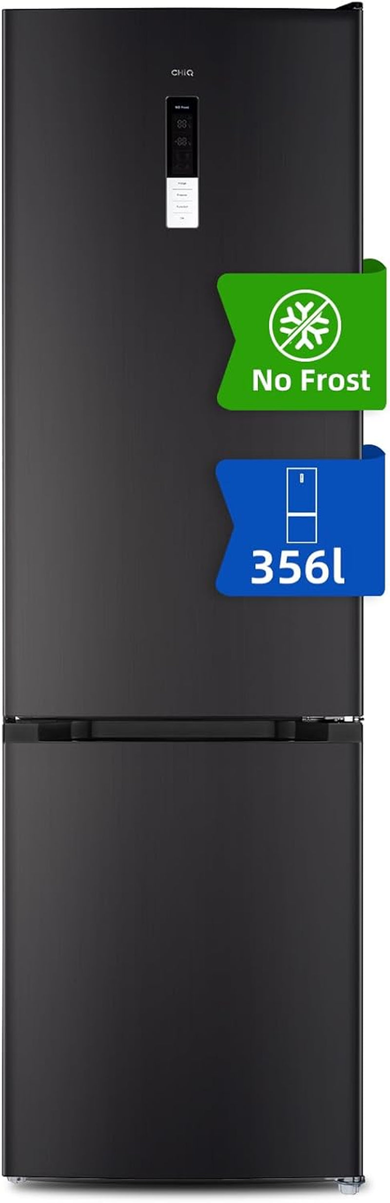 Réfrigérateur Congélateur Combiné, 356 L(260 +96 L) Total, Sans Givre, Bac À Légumes, Tiroirs Profonds, Mode Vacances, Alarme De Porte, Garantie 12 Ans Pour Compresseur, Inox FBM351LEI42