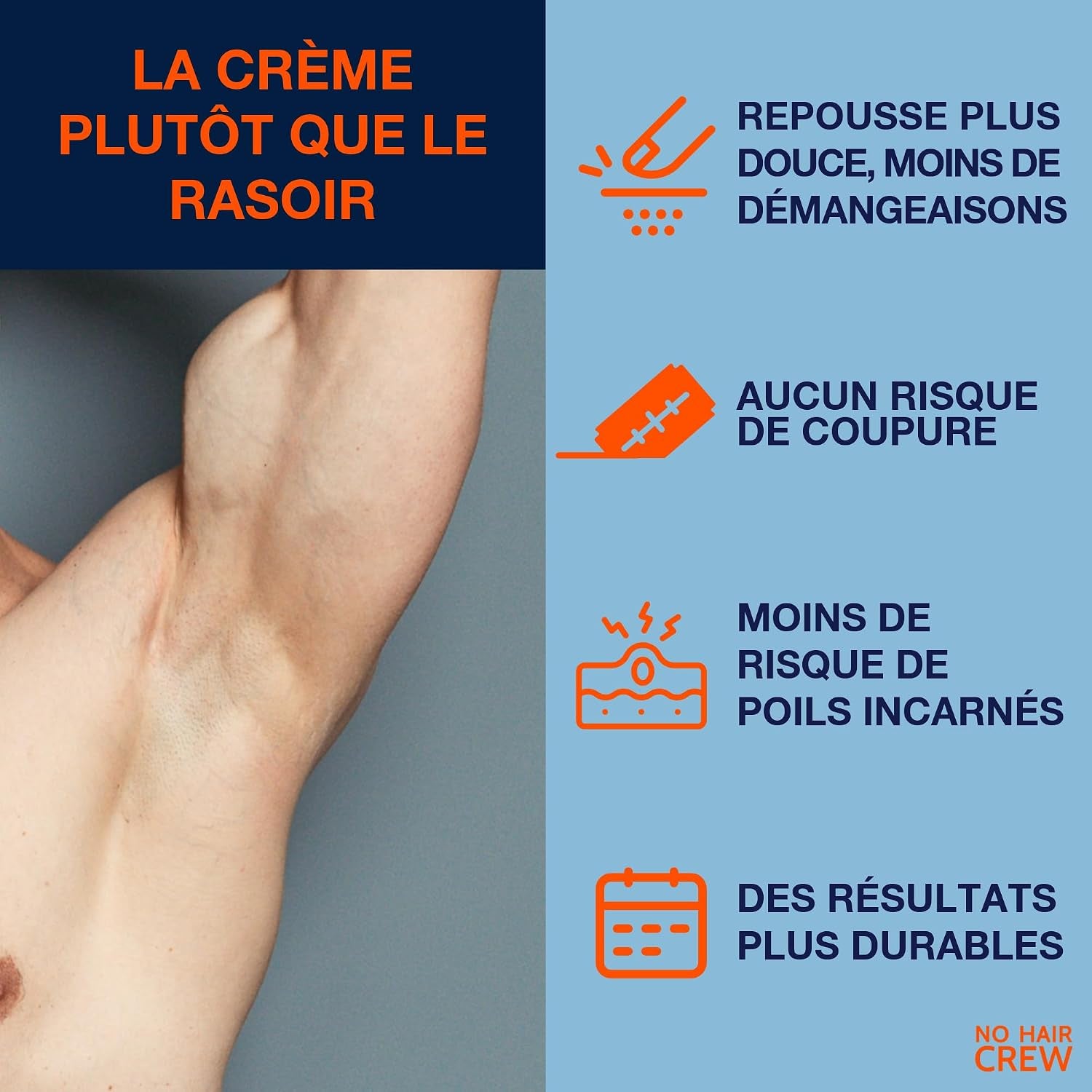 Crème Dépilatoire Intime Homme 100 Ml – L’Originale | Pour Aine, Testicules Et Fesses. Sans Poils En 4–8 Min, Sans Coupures Ni Feu Du Rasoir, Avec Une Repousse plus Douce.