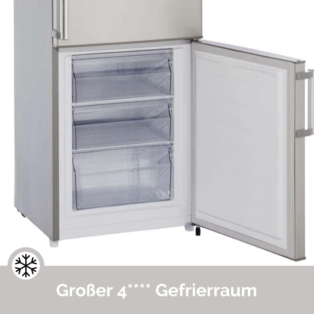 PKM Kühl Gefrierkombination Höhe 180Cm X Breite 56Cm Inox KG249.4A++IX