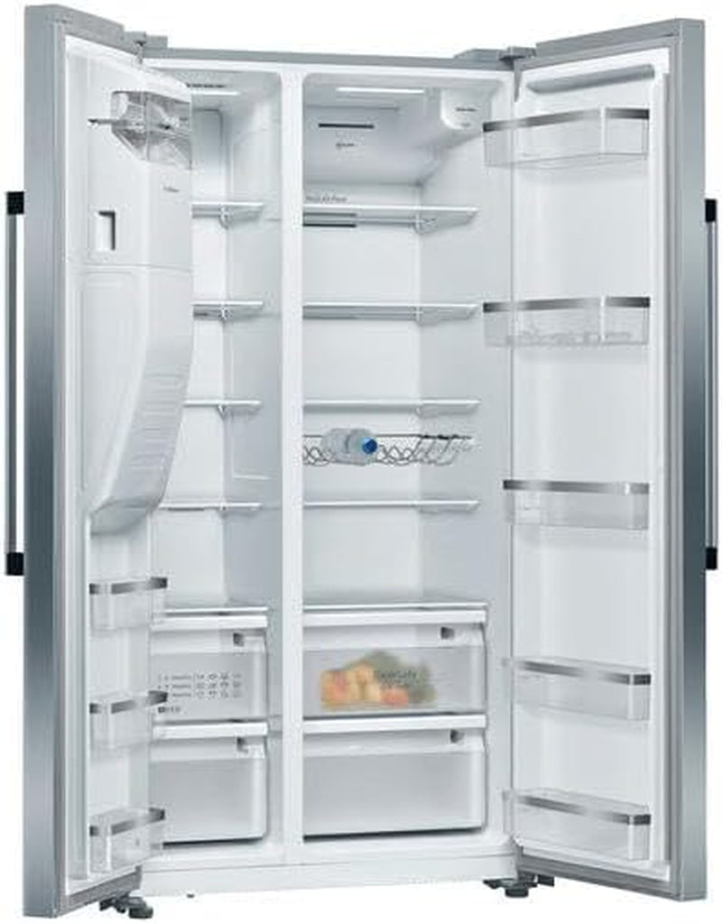 Neff KA3923IE0 Frigo Américain Autoportante 562 L E Noir, Gris