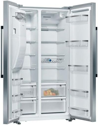Neff KA3923IE0 Frigo Américain Autoportante 562 L E Noir, Gris