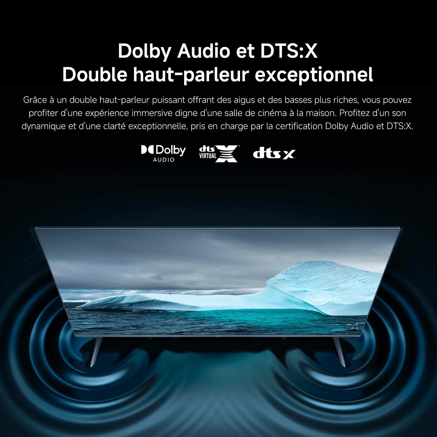 XIAOMI TV F Pro 43, 101 Cm (43 Pouces), 4K UHD QLED, Smart TV, Fire OS8, Contrôle Vocal Alexa, HDR10+, MEMC, 2Go+32Go, Compatible Avec Apple Airplay | Alexa Voice Control, MEMC, 2 Go + 32 Go, Compatible Avec Apple Airplay