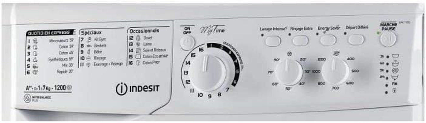 INDESIT - Lave Linge Frontal INDESIT EWC 71252 WFRM - EWC 71252 WFRM
