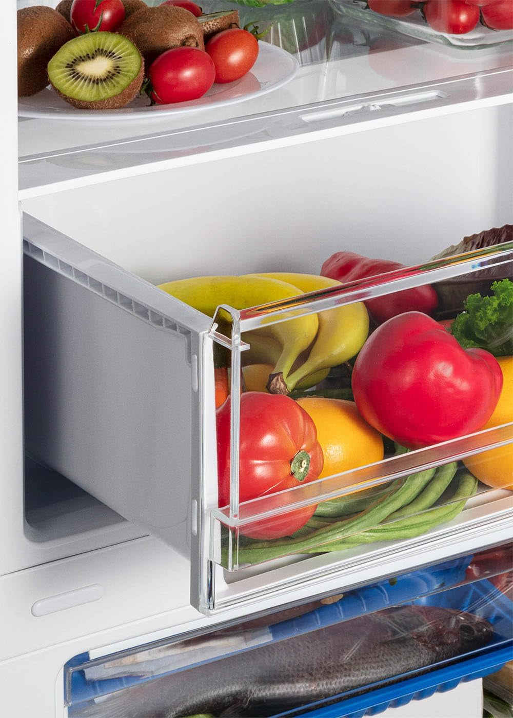 / FRIDGE STUDIO CROSS DOOR 503 / Réfrigérateur Style Cross Door 4 Portes 503L Sable / 85,3 X 69,8 X 177,5 Cm/No Frost, Care+, Antibactérien, Commande Tactile Électronique, 170W