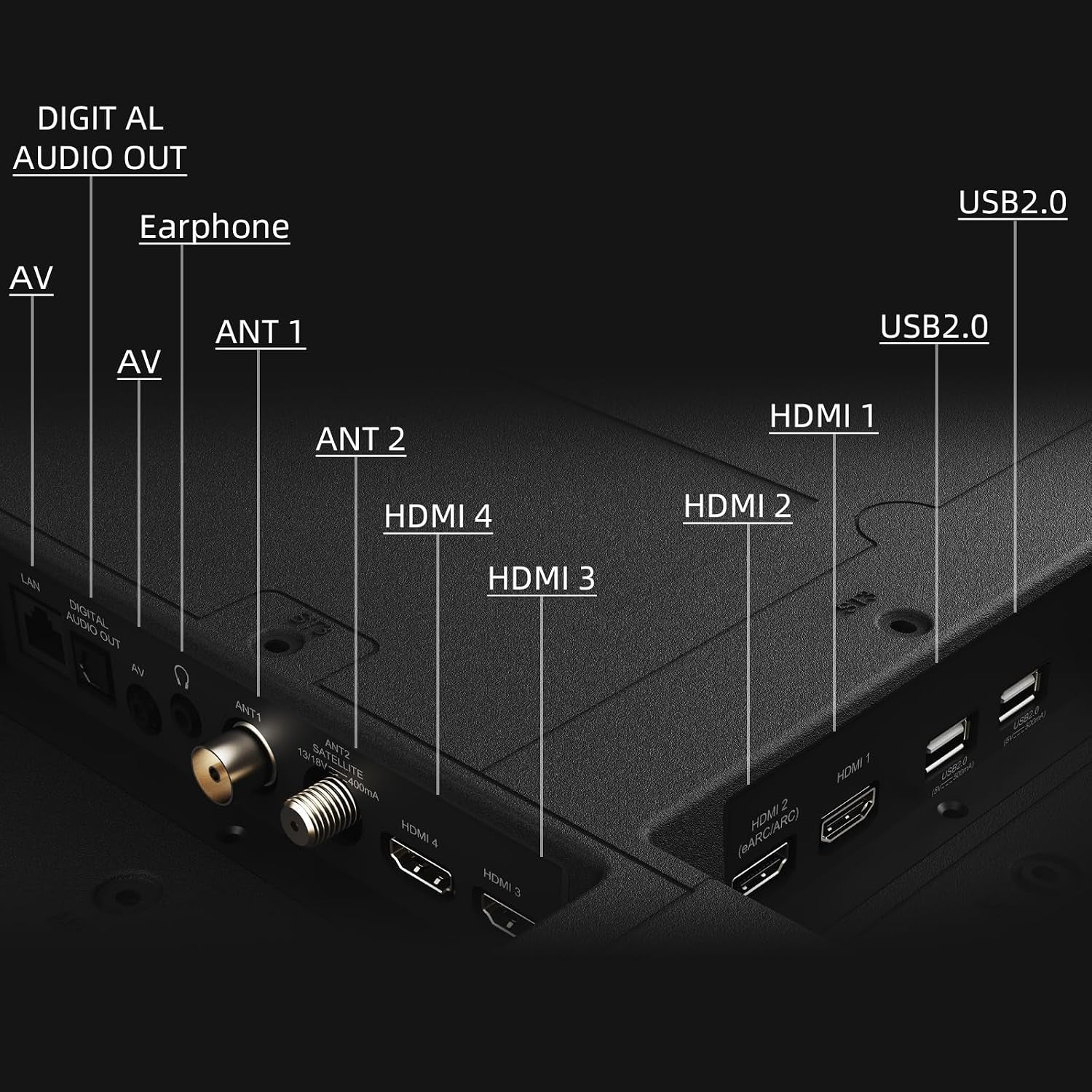 TV Mini QLED 4K 65 Pouces Local Dimming (M65QA9) | Gaming DLG 120Hz, MEMC 60Hz, Support HDR10, Chromecast Intégré