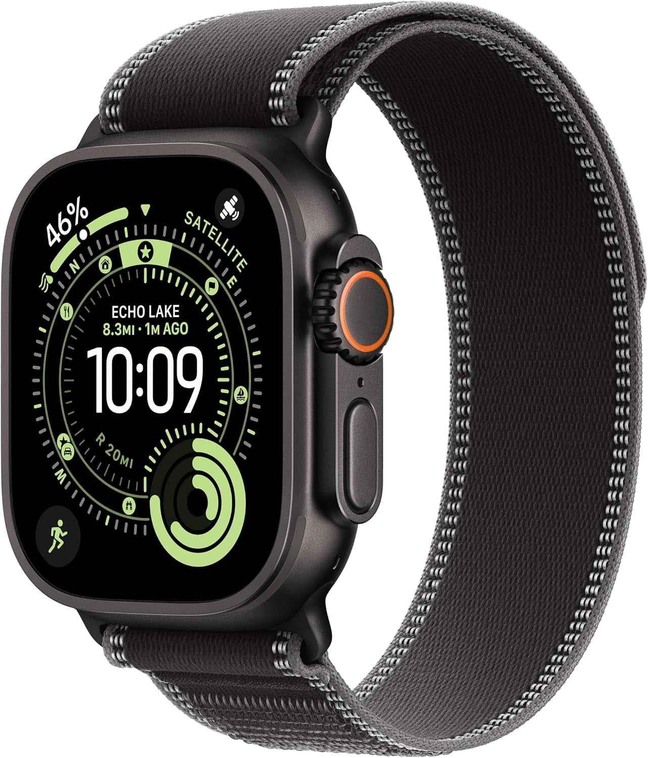Watch Band - Trail Loop - 49 Mm - Noir/Charbon - M/L