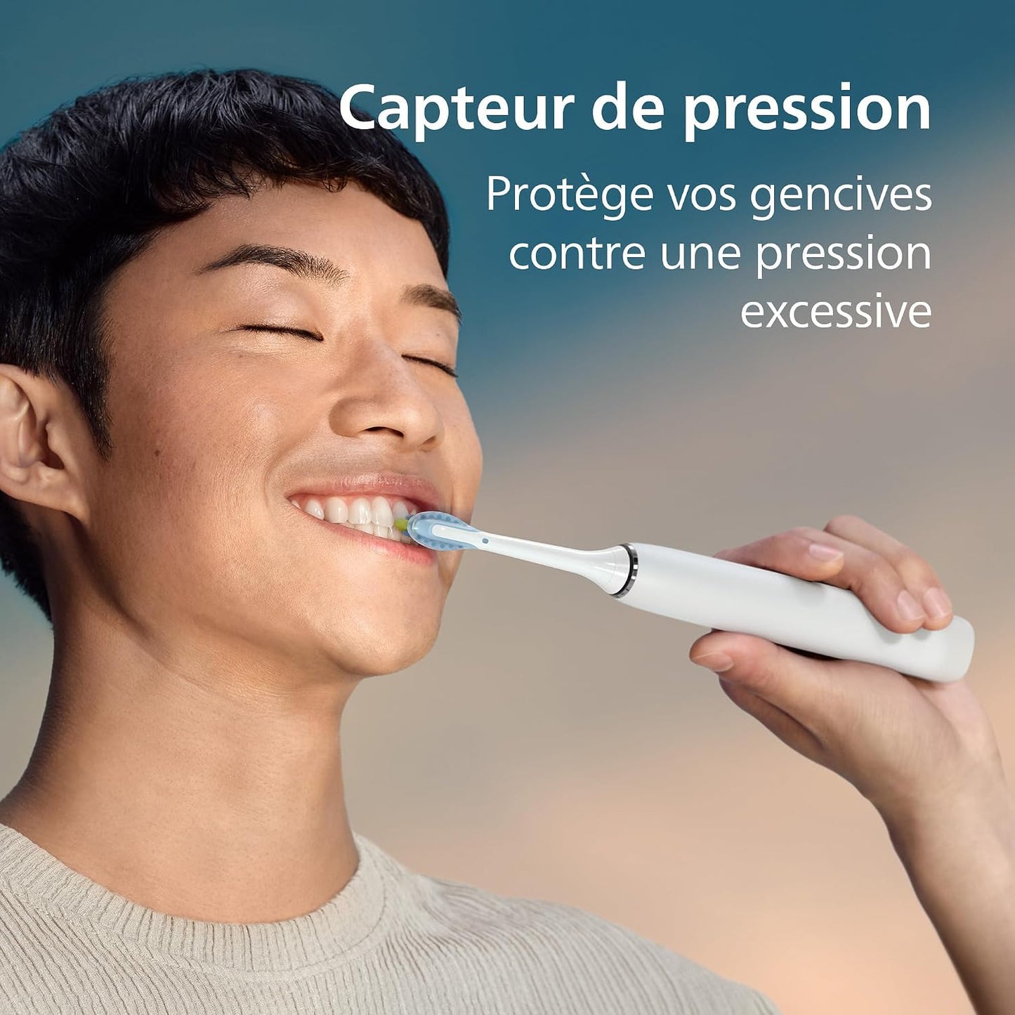 Diamondclean 9000 - Brosse À Dents Électrique, 4 Modes De Brossage, 3 Niveaux D'Intensité, Capteur De Pression, Connecté À L’Application, Étui De Voyage USB, Blanc, Modèle HX9911/27