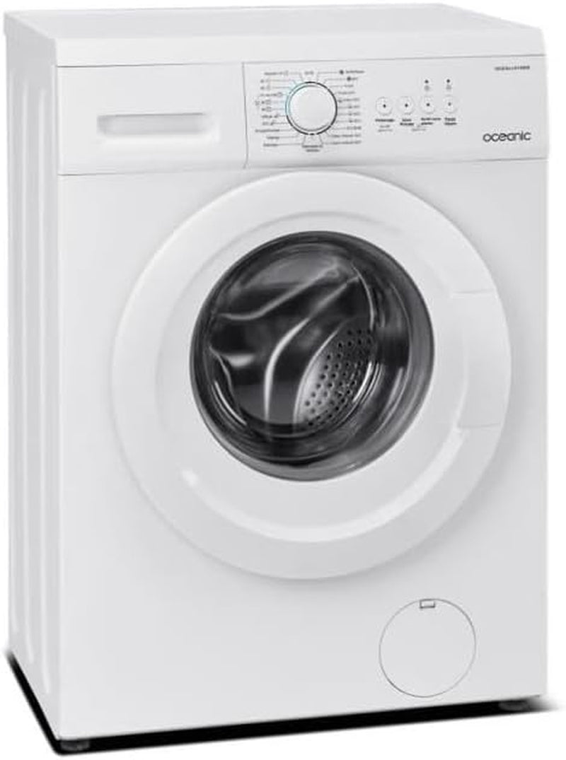 Lave-Linge Hublot OCEANIC - OCEALL610WS - 6 Kg - Largeur 59,5 Cm - 1000 Trs/Min - Blanc