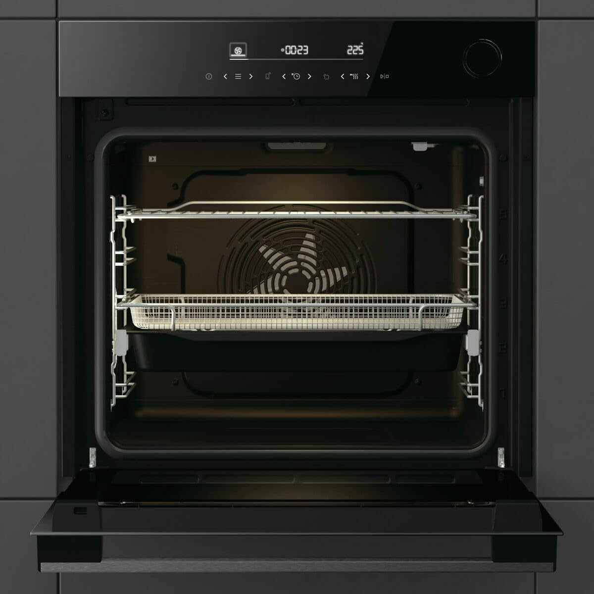 BSA66346ADBGUK Hi6 Blackline Four Simple Encastrable - Noir