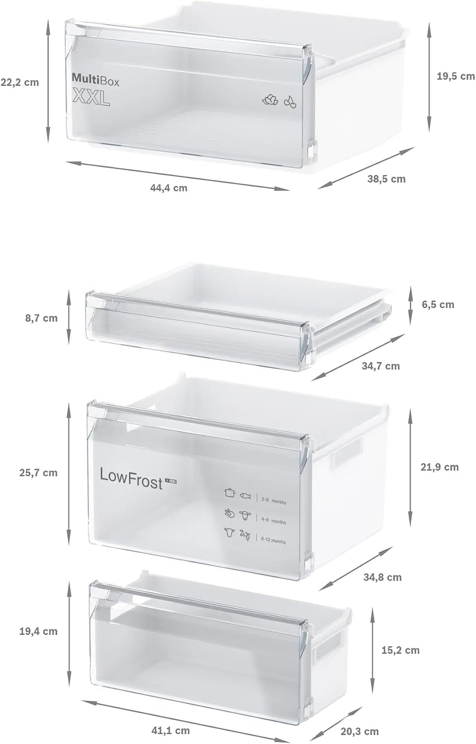 Bosch KIV865SE0 Série 2 - Réfrigérateur Combiné, Intégrable, Lowfrost | 177.2 X 54.1 Cm, Cool Airflow, Éclairage LED, Fabriqué En Allemagne