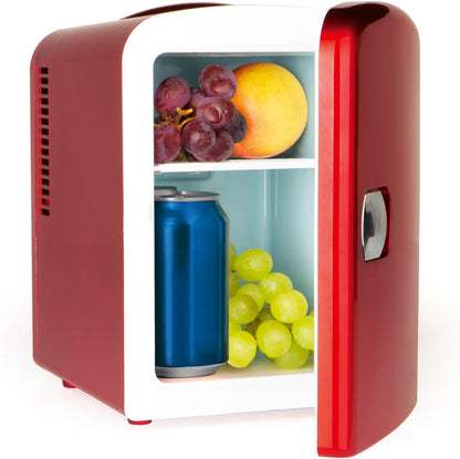 Gourmetmaxx Mini-Réfrigérateur Au Design Rétro | Minibar Adapté À La Bière Ou Aux Snacks | Réfrigérateur À Boissons Également Idéal Pour Les Cosmétiques Ou Le Maquillage | 45 W [Rouge]
