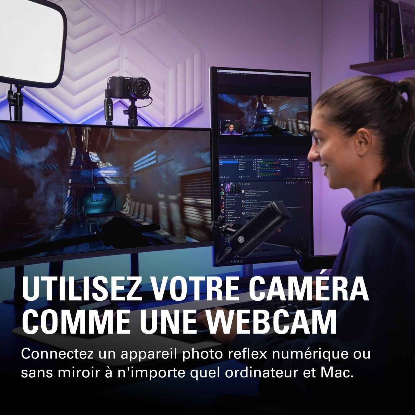 Cam Link 4K – Carte D'Acquisition Externe | Streaming Et Enregistrement 1080P60/4K30/4K60, Reflex/Caméscope, Visioconférence, OBS, Zoom, Teams, Pc/Mac