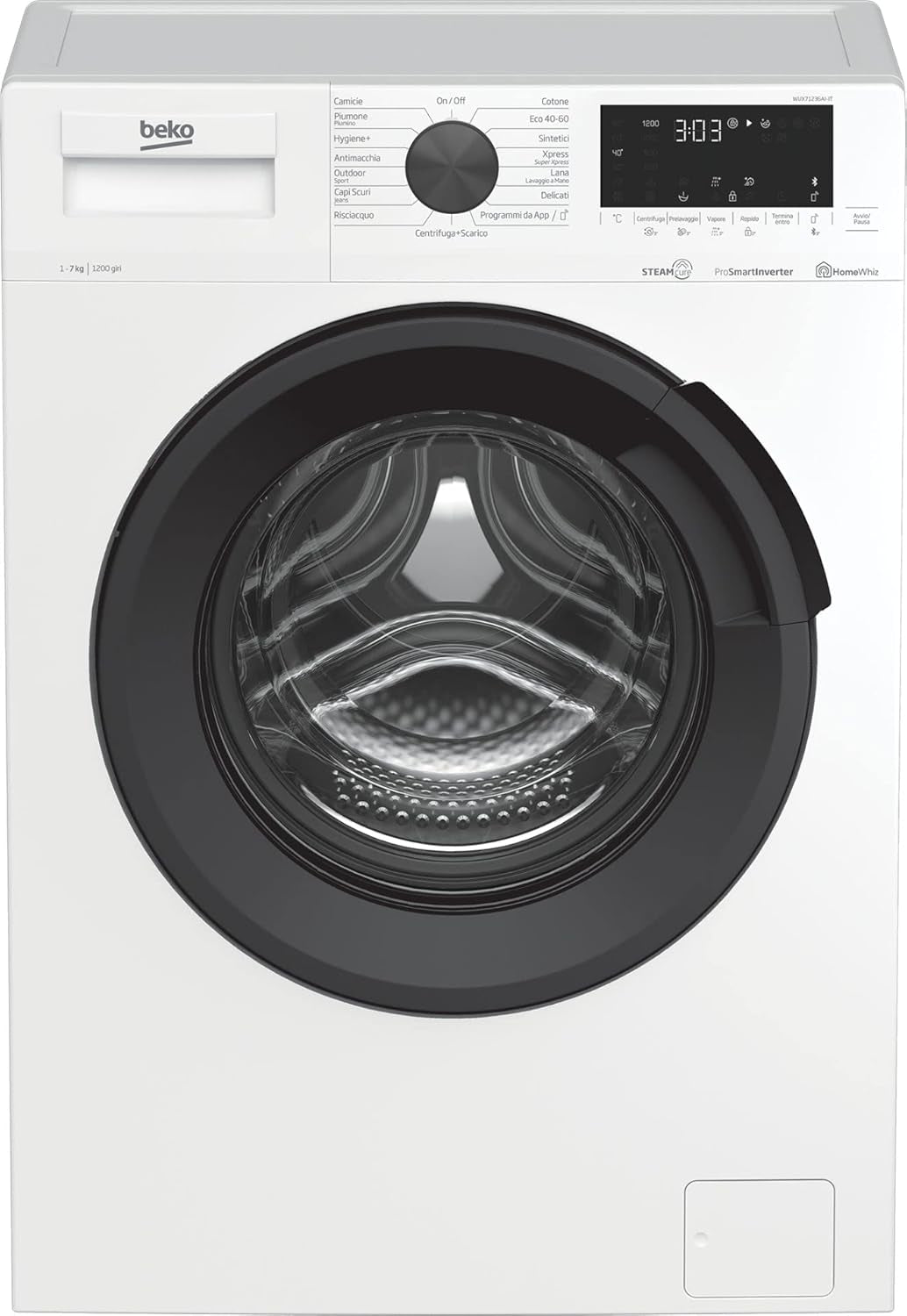 Lavatrice Libera Installazione Beko WUX71236AI-IT