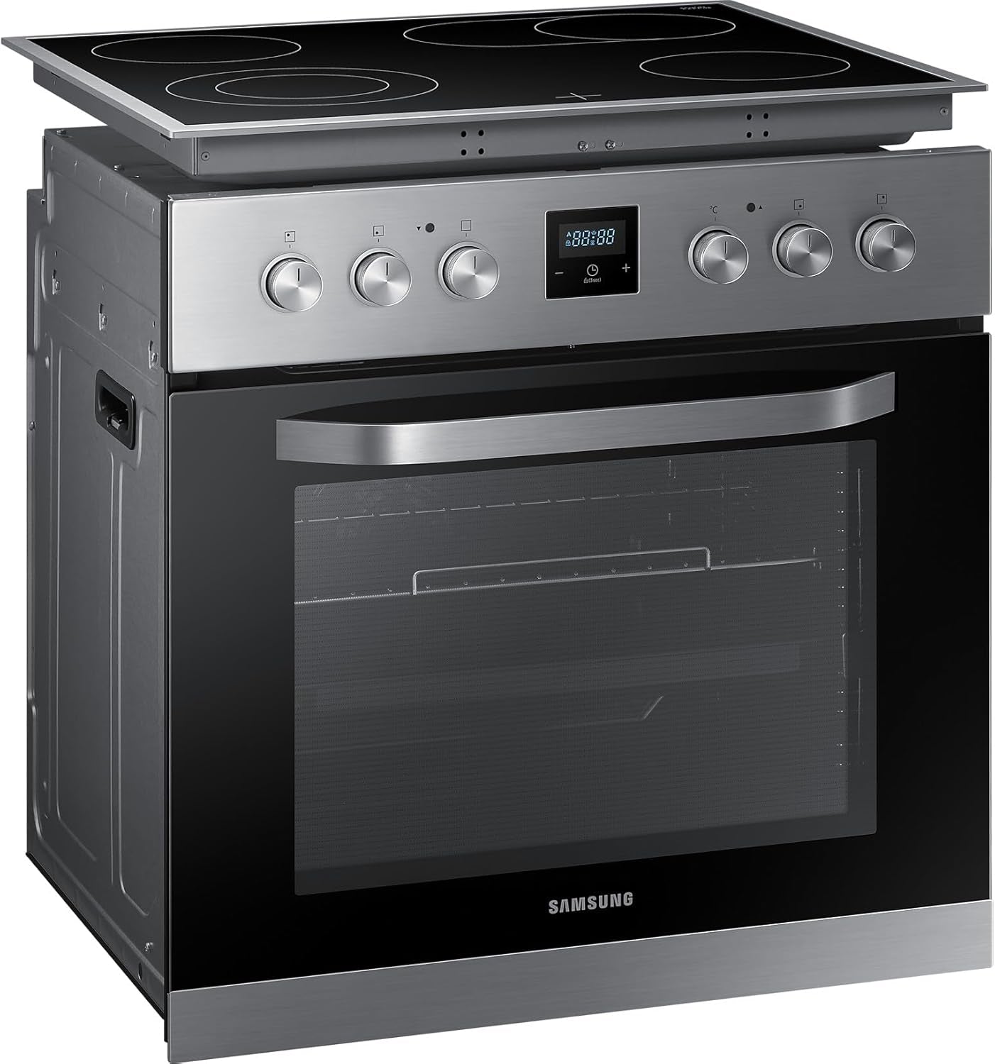 Set De Cuisinière Composé D'Un Four NB69R2301RS/EG Et D'Une Plaque De Cuisson Vitrocéramique NZ64R3525CK/EG