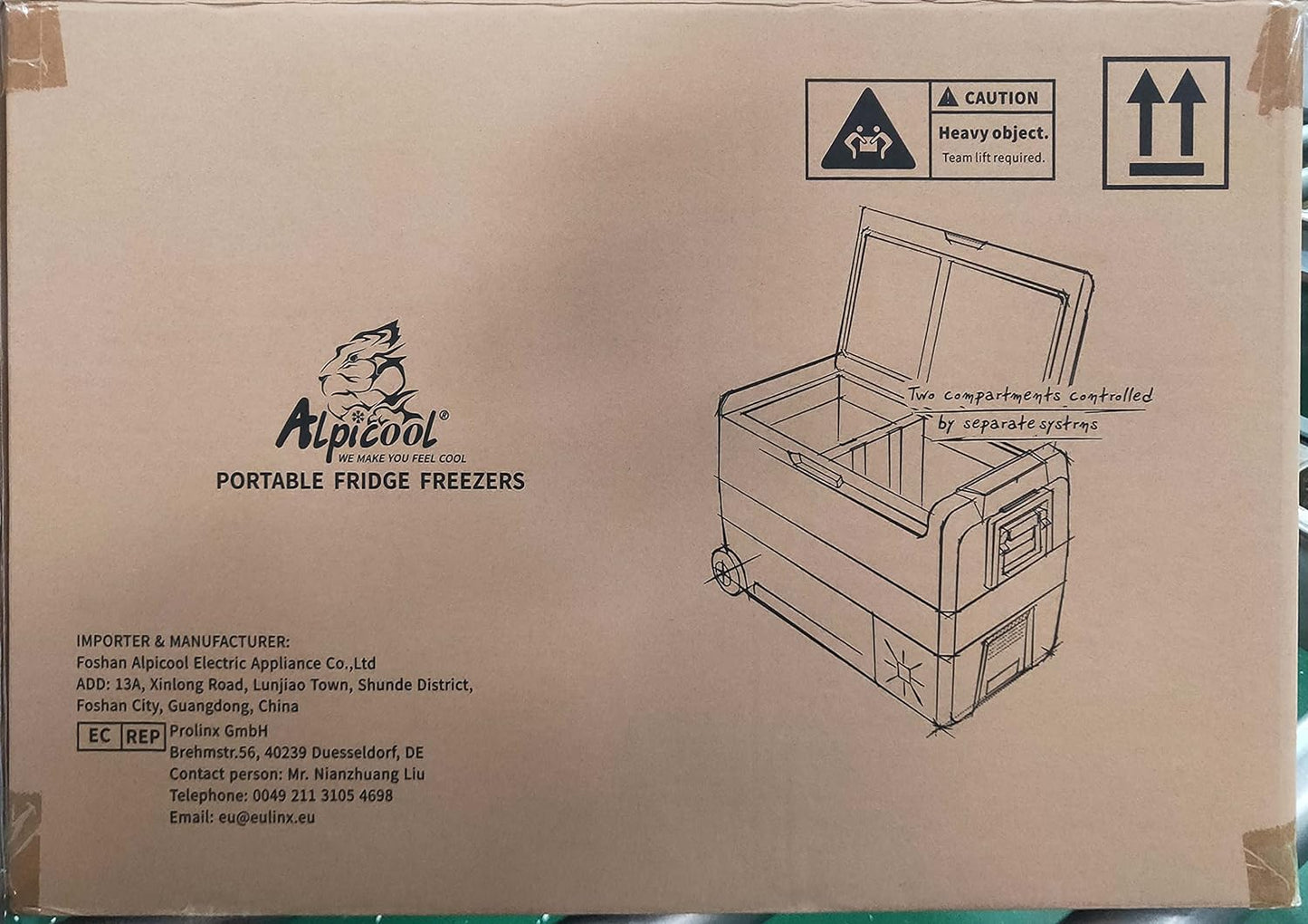 T50 50L Glaciere Électrique À Compression, 12/24V Réfrigérateur De Voiture Portable Congélateur Et Réfrigérateur Pour Maison, Dortoir, Camping