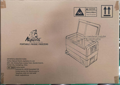 T50 50L Glaciere Électrique À Compression, 12/24V Réfrigérateur De Voiture Portable Congélateur Et Réfrigérateur Pour Maison, Dortoir, Camping