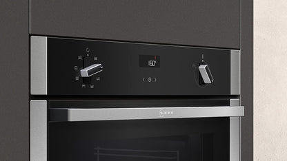 NEFF B4ACF1AN0B N50 Four Simple Avec Coulisse Et Cache Et Circotherm, Acier Inoxydable