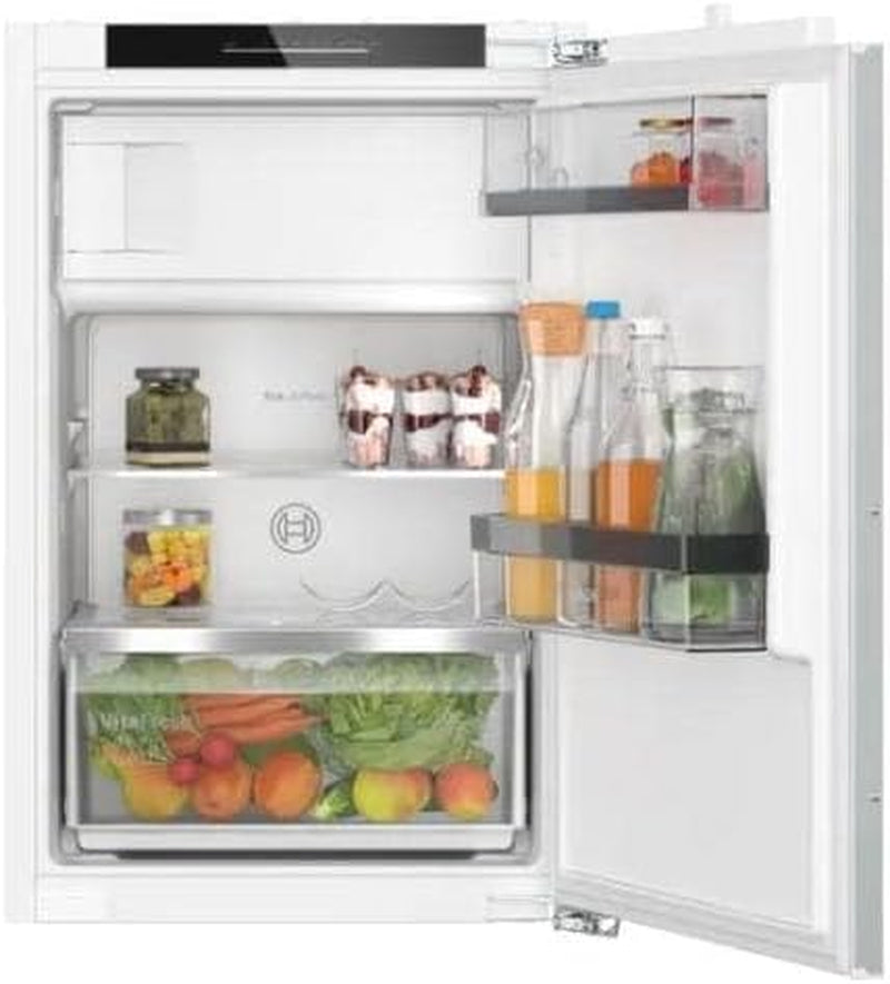 KIL22ADD1 Einbaukühlschrank Mit Gefrierfach, Nischenhöhe 88 Cm, 119 L, Festtürtechnik, Superkühlen, Vitafresh, LED Beleuchtung