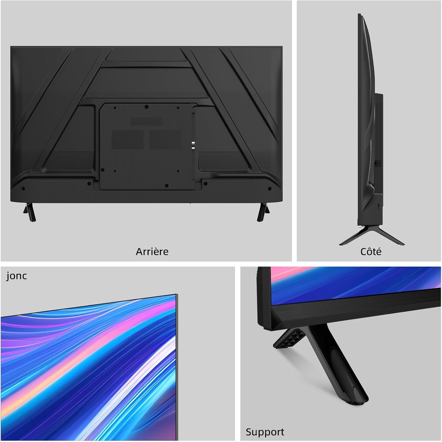 TV Connectée 40 Pouces Full HD Google TV Wi-Fi (L40FT) | Dolby Audio &Dbx-Tv, Triple Tuner DVB-C/T2/S2, Multiscreen, Prime Video & Netflix, HDR10 & HLG