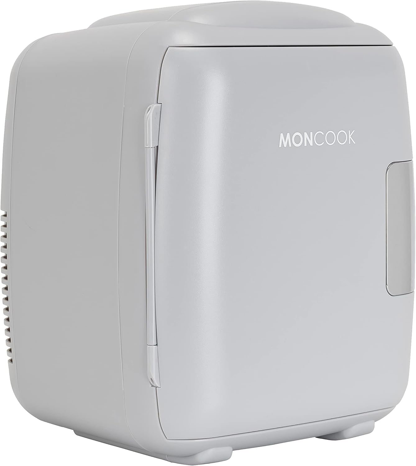 MONCOOK Mini Réfrigérateur - Mini Réfrigérateurs Portables Pour Les Soins De La Peau, La Médecine, La Nourriture Et Les Boissons - Fonction De Refroidissement Et De Réchauffement - 9L - Mono Gris