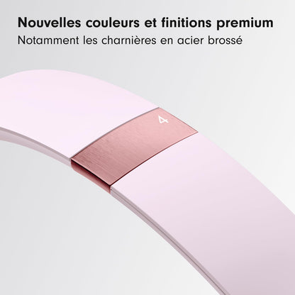 Solo 4 – Casque Supra-Auriculaire Sans Fil Bluetooth, Apple Et Android Compatible, 50 Heures D’Autonomie - Rose Pâle