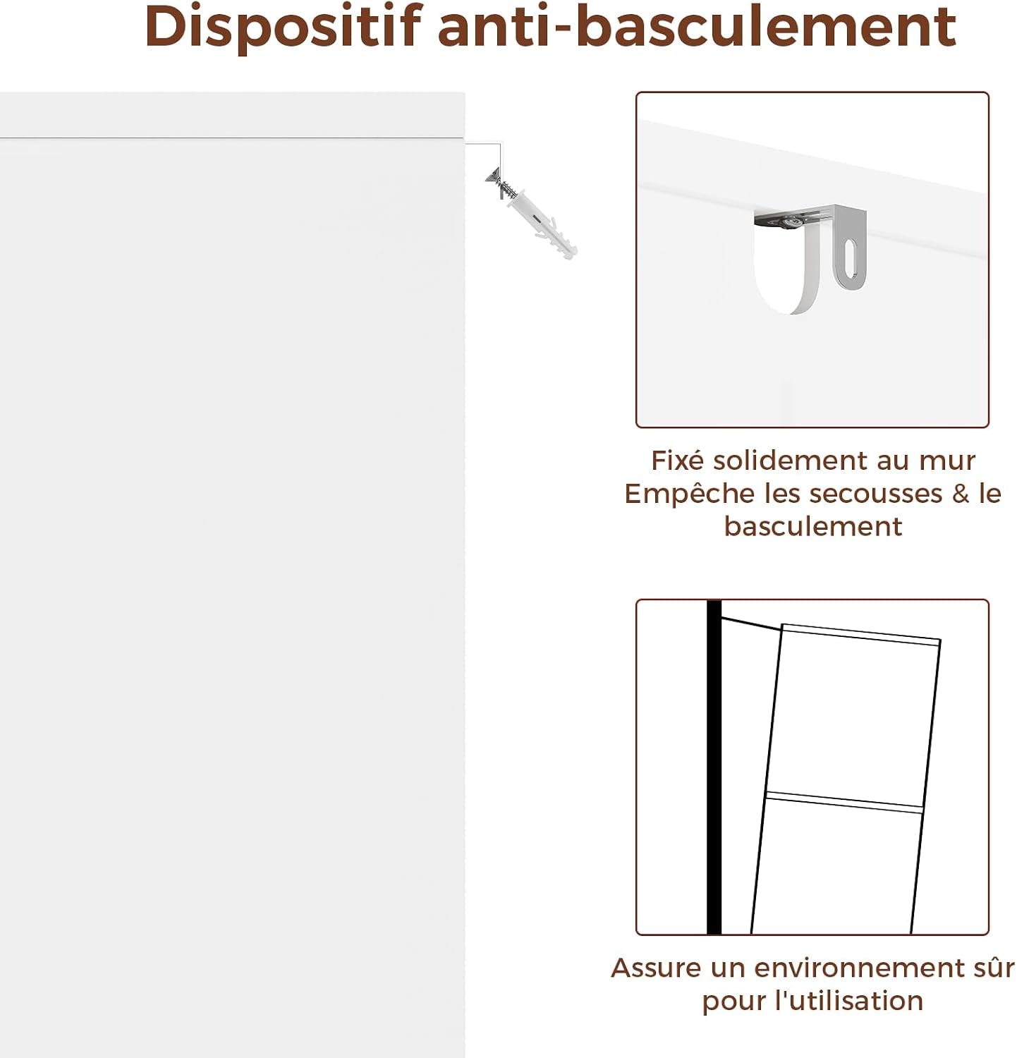 Meuble Colonne De Salle De Bain, Armoire Haute Cuisine Avec 3 Étagères Réglables Et Ouvertes, 4 Portes En Bambou, Meuble De Rangement Pour Salon, Cuisine, Salle De Bain, 60X30X170 Cm