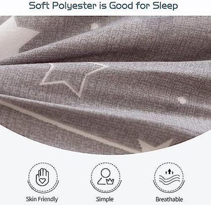 MAXYOYO Black Moon and Star Futon Mattress, Japanese Floor Mattress Quilted Bed Mattress Topper, Extra Thick Folding Sleeping Pad Breathable Floor Lounger Guest Bed for Camping Couch, Twin