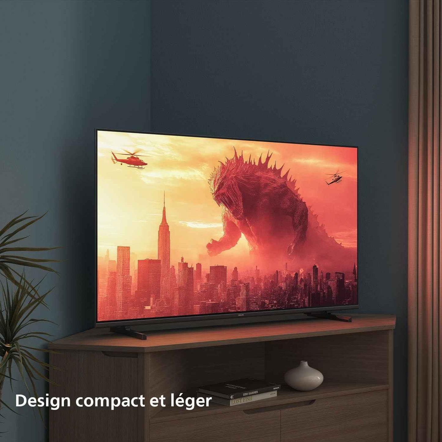 Philips 43PFS5500 FHD LED TV - Écran 43 Pouces Avec Pixel Plus, Design Compact Et Dolby Audio Avec Vocal Boost