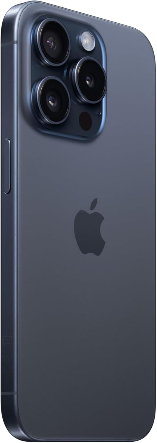 Apple iPhone 15 Pro, 256GB - Titanium Blue (Refurbished)