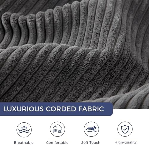 MAXYOYO Convertible Sofa Bed, Fold Out Loveseat Sleeper Sofa with Pillow, 4 in 1 Tufted Folding Couch Bed Foam Floor Couch, Lazy Chair for Living Room Bedroom Guest Room, Dark Grey