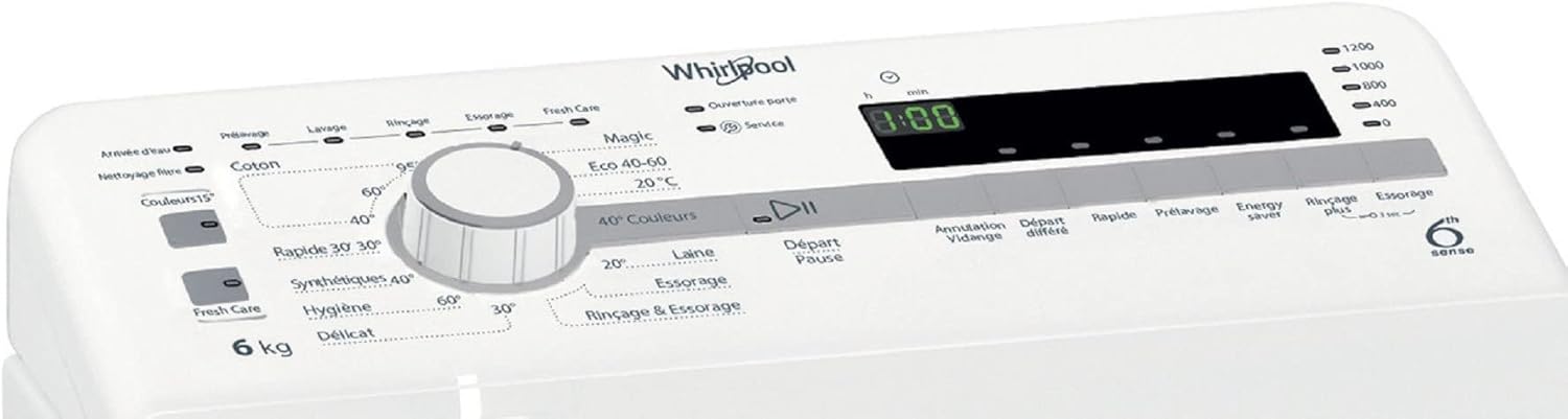 WHIRLPOOL TDLR6232SFRN