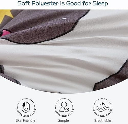 MAXYOYO Black Moon and Star Futon Mattress, Japanese Floor Mattress Quilted Bed Mattress Topper, Extra Thick Folding Sleeping Pad Breathable Floor Lounger Guest Bed for Camping Couch, Twin