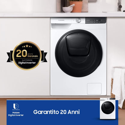 WW90T754DBT/S3 Lave-Linge - 9 Kg, Ultrawash, Ai Control, 1400 Tr/Min, Blanc