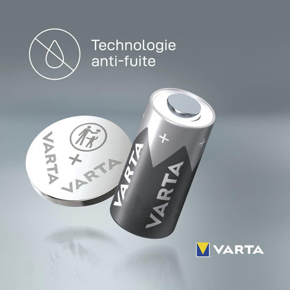 VARTA CR1632 Button Batteries, Pack of 2, Lithium Coin, 3V, Safe Packaging for Kids, for Small Electronic Devices - Watches, Car Keys, Remote Controls | child safety packaging, medical thermometer, heart rate monitor, car key, remote control, scale
