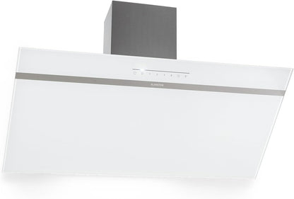 Hotte Aspirante 90Cm, Hottes De Cuisine, Filtre De Hotte À Graisse En Aluminium, Débit D'Air Puissant 514 M³/H Et Silencieux, Eclairage LED, Hottes Aspirantes Dégraissante, Wi-Fi, Class A++