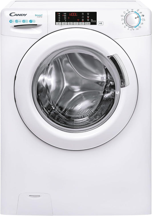 Smart CS 1410TXME/1-S Machine À Laver À Chargement Frontal, 10 Kg, 1400 Tours, Connectivité NFC, Pose Libre, 60 X 58 X 85 Cm, Blanc, Classe A